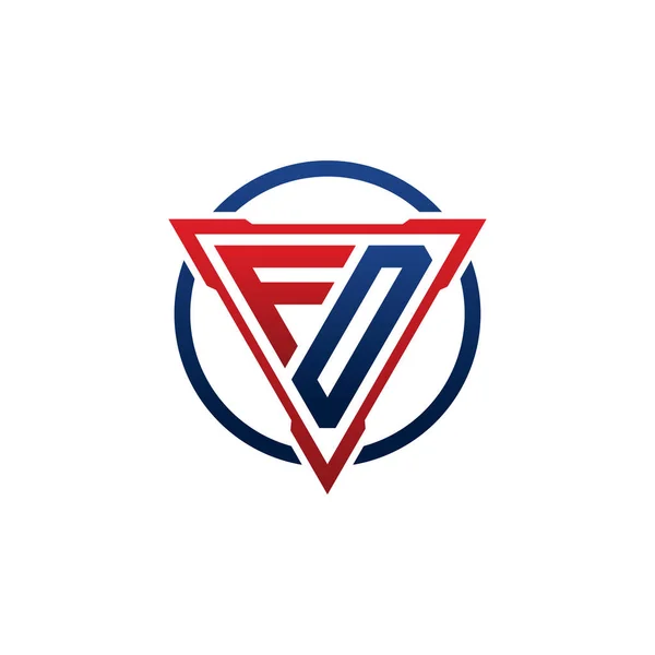 Letter Logotyp Ikon Designmall Element — Stock vektor