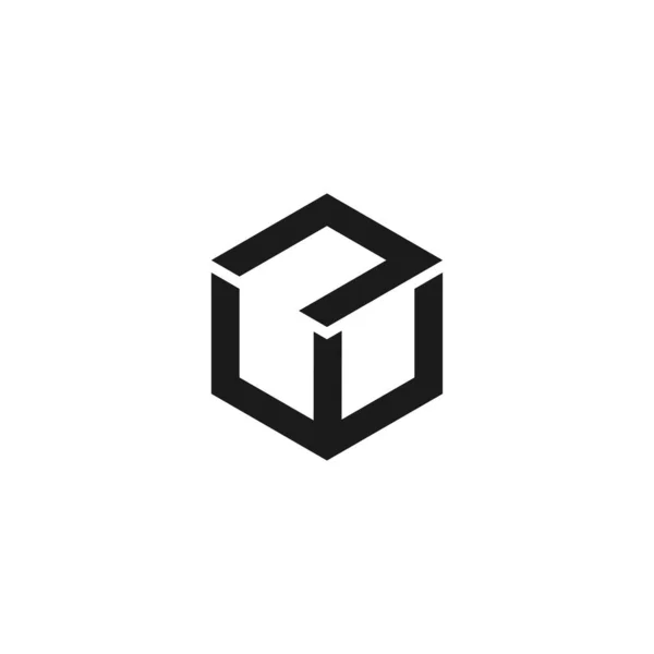 Letter Logotyp Ikon Designmall Element — Stock vektor