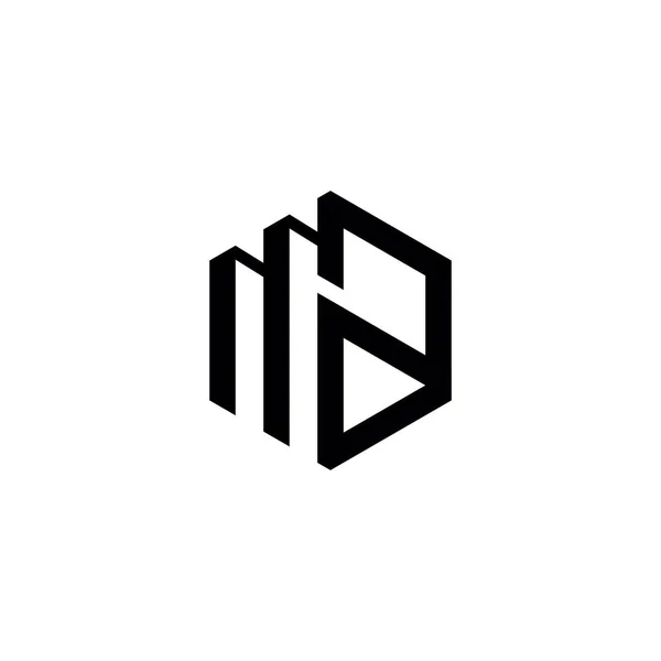 Elementos Modelo Ícone Logotipo Carta —  Vetores de Stock