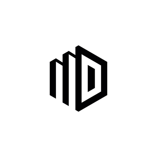 Md字母图标设计模板元素 — 图库矢量图片