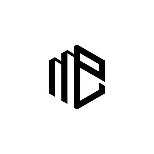 Brev Logotyp Ikon Design Mall Element — Stock vektor