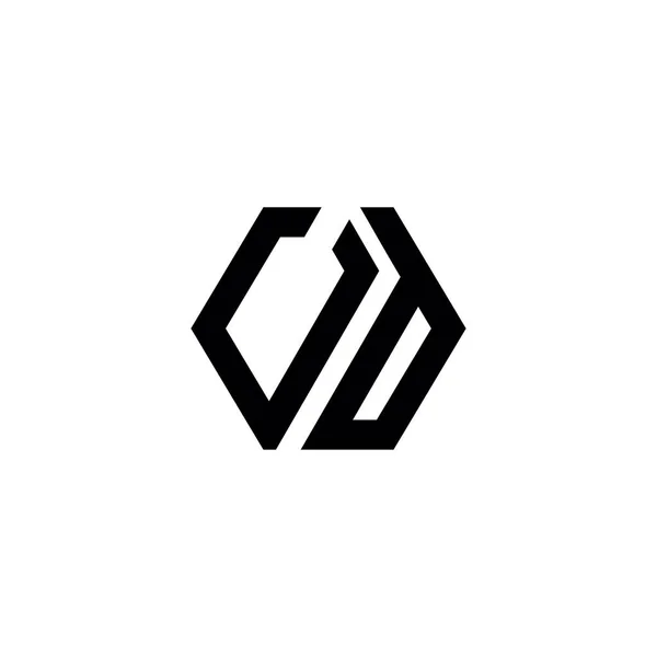 Logo Lettera Elementi Modello Icona Design — Vettoriale Stock