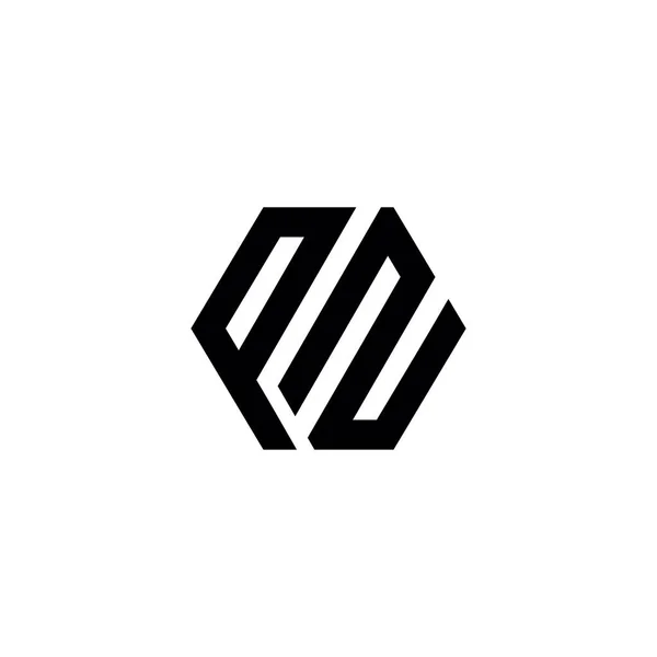 Letter Logo Ikon Design Mall Element — Stock vektor