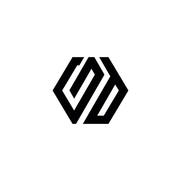 Letter Logo Ikon Design Mall Element — Stock vektor