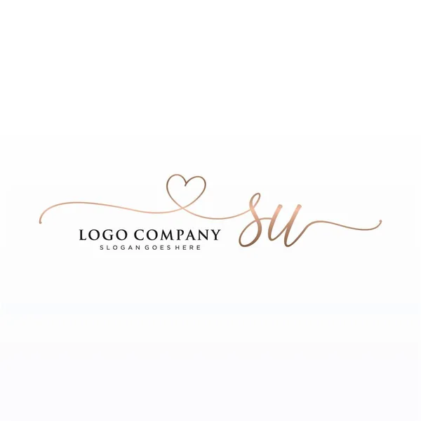 Initial Handwriting Logo Design Circle Beautyful Design Handwritten Logo  Fashion Stock Vector by ©Alcotra 348412752