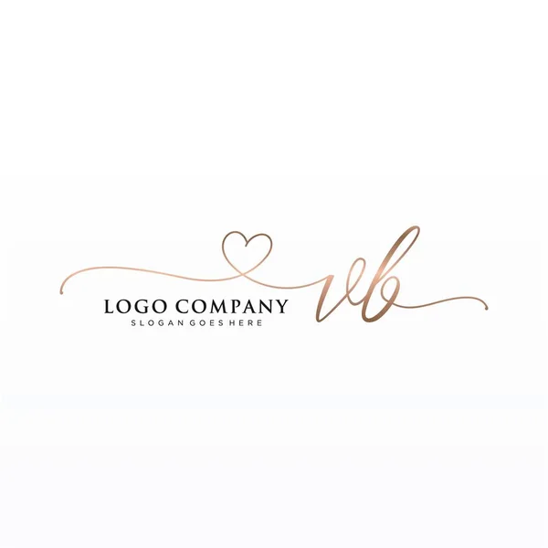 Iniziale Disegno Del Logo Scrittura Mano Con Cerchio Logo Autyful — Vettoriale Stock