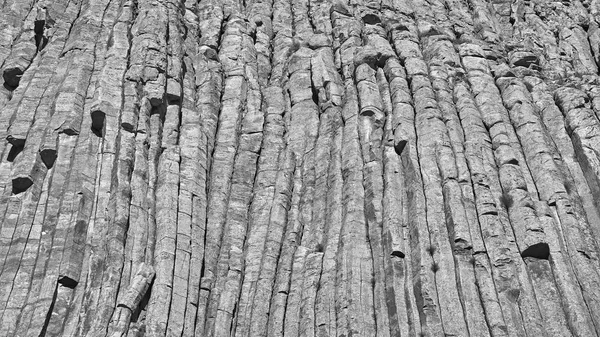 Devils Tower formaciones rocosas de fondo natural . — Foto de Stock