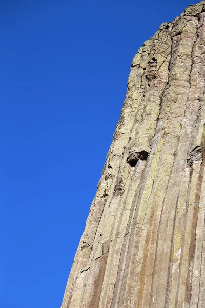 Devils Tower formaciones rocosas de fondo natural . — Foto de Stock