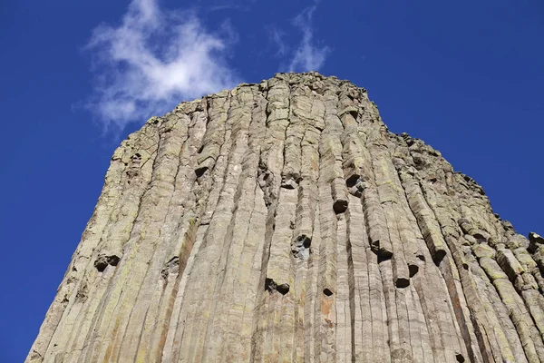 Devils Tower, attrazione principale nello stato del Wyoming, Stati Uniti . — Foto Stock