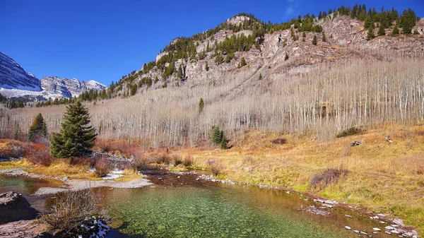 Dağ sonbahar manzarası, Colorado, ABD. — Stok fotoğraf