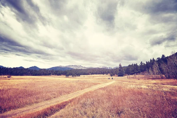 Wanderweg in felsigen Bergen, colorado, USA. — Stockfoto