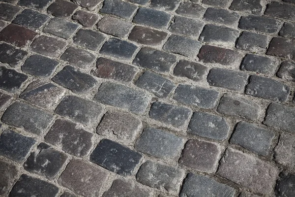 Close up picture of old cobblestone street. — Stock Photo, Image