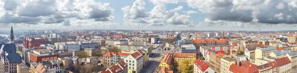 Panoramautsikt över Szczecin (Stettin) centrum, Polen — Stockfoto