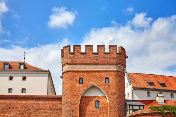 Gate Bridge do starego miasta w Toruniu, Polska. — Zdjęcie stockowe