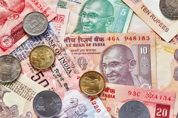 Close up picture of Indian rupee — Stock Photo, Image