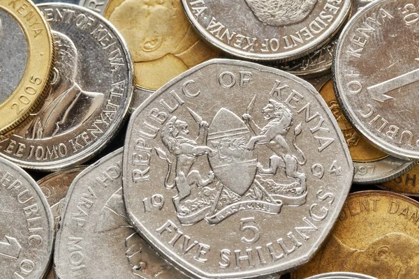 Close up picture of Kenyan shilling. — Stock Photo, Image