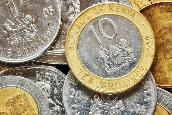 Close up picture of Kenyan shilling. — Stock Photo, Image