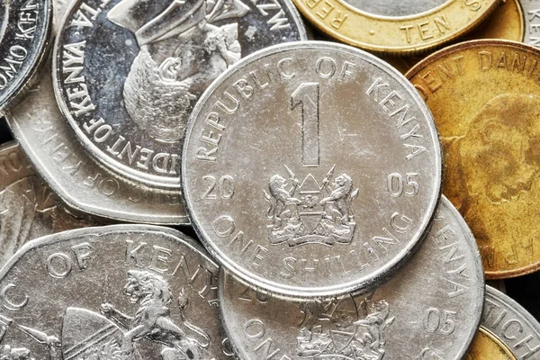 Close up picture of Kenyan shilling. — Stock Photo, Image