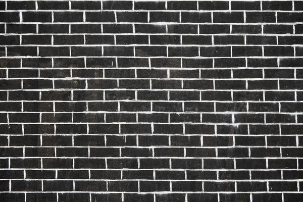 Old dark brick wall texture or background — Stock Photo, Image