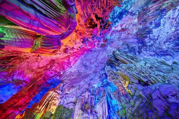 The Reed Flute Cave in Guilin, China. — Stock Photo, Image