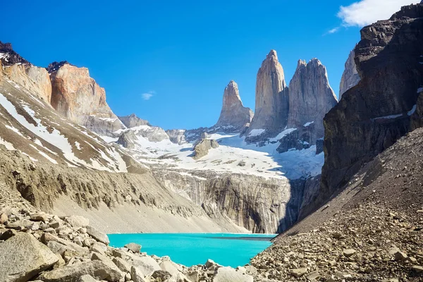 智利巴塔哥尼亚Torres del Paine山区. — 图库照片