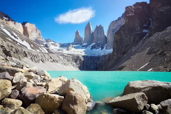 Torres Del Paine Nemzeti Park Patagónia Chile — Stock Fotó