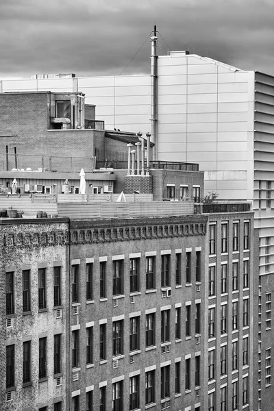 Vieux bâtiments de New York façades, États-Unis . — Photo