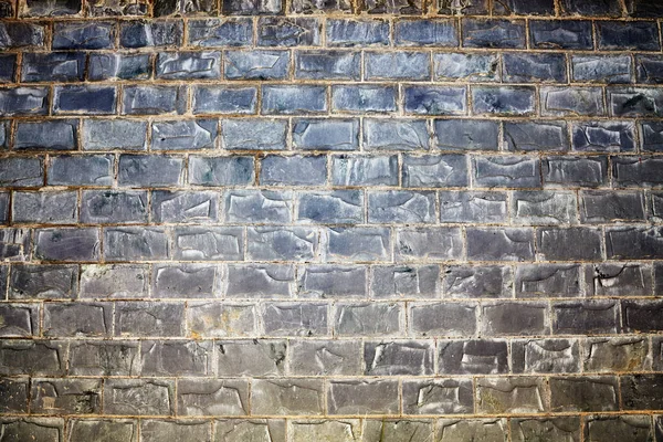 오래 된 얼룩이 벽돌 벽 배경이 나 텍스처. — 스톡 사진