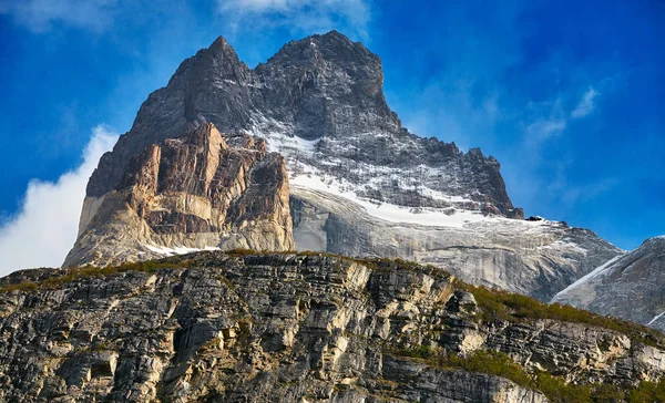 Formações rochosas de Cuernos del Paine, Chile . — Fotografia de Stock
