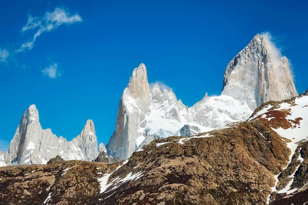 Fitz roy montuosa, argentina. — Foto Stock