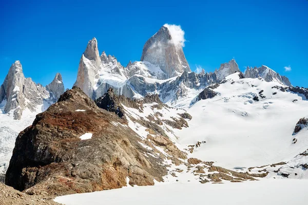 Fitz Roy Mountain Range, Argentine . — Photo