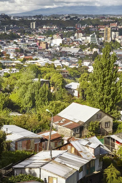 智利波多黎各蒙特港城的一般看法 — 图库照片