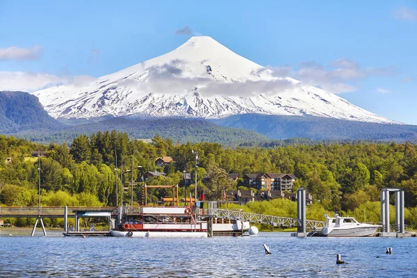 Bild av vulkanen Villarrica, Chile — Stockfoto