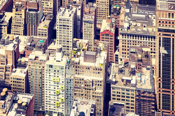 Vintage gestemde foto van New York City, Verenigde Staten. — Stockfoto