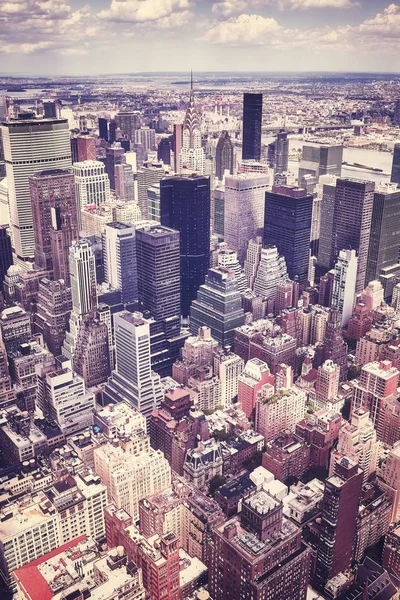 Vista aérea de Manhattan, Nova Iorque, EUA . — Fotografia de Stock