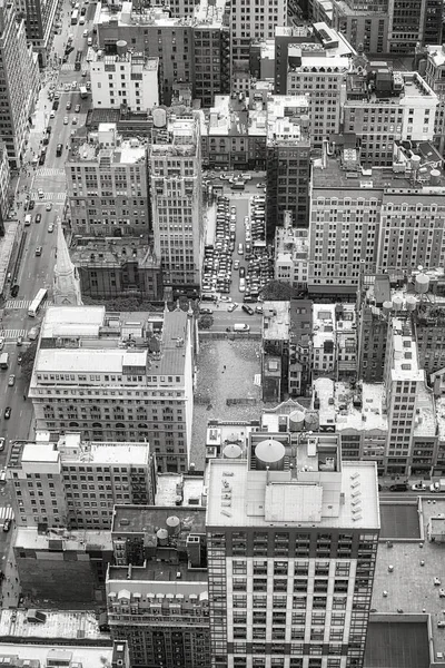 Widok z lotu ptaka z New York City, Stany Zjednoczone Ameryki — Zdjęcie stockowe