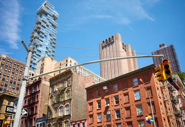 Nueva York arquitectura diversa . — Foto de Stock