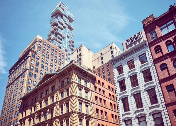 Nueva York arquitectura diversa . — Foto de Stock