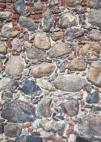 Древняя стена из камней — стоковое фото