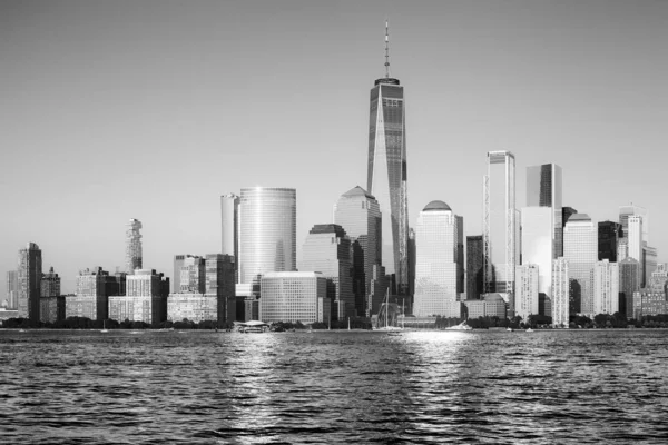 Fekete-fehér képet New York városára. — Stock Fotó