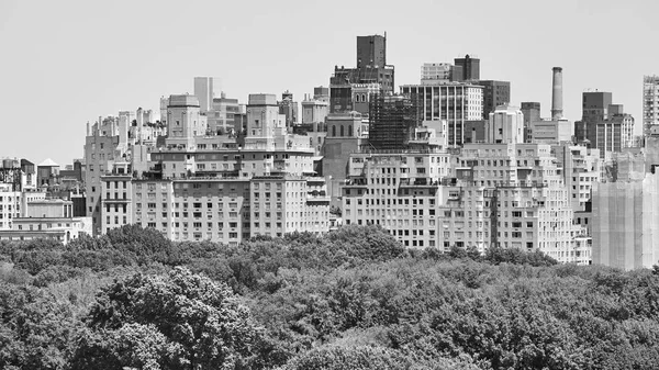 Manhattan Upper East Side pelo Central Park, Nova Iorque . — Fotografia de Stock