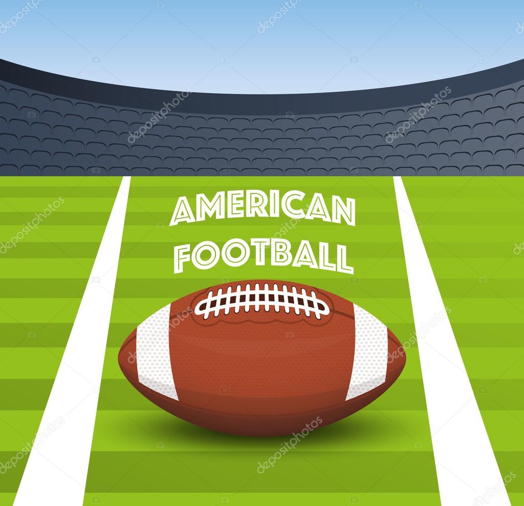 American football background 