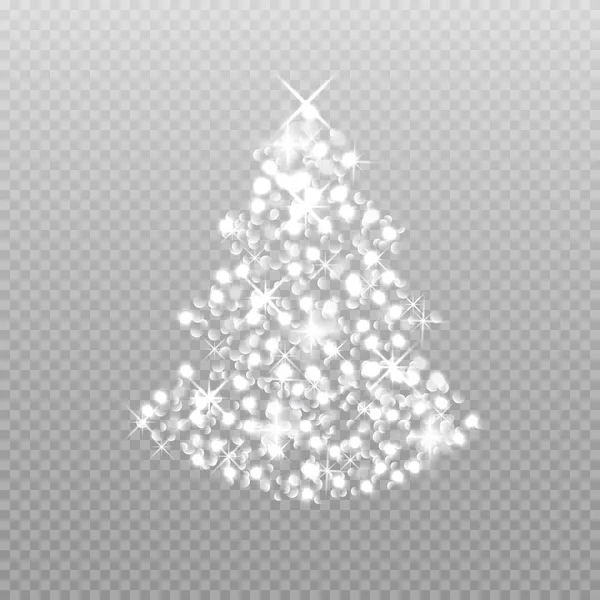 Christmas tree shine — Stock Vector