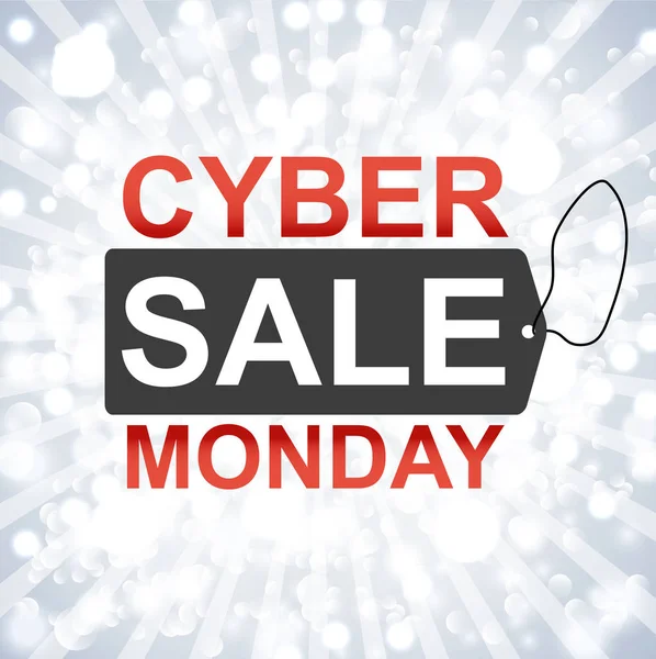 Cyber Monday sales — Stock Vector