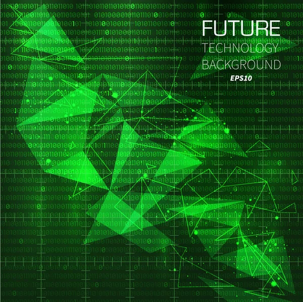 Tecnología futuro fondo — Vector de stock