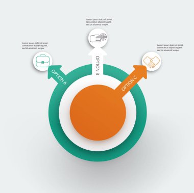 iş infographics grafik adımları    