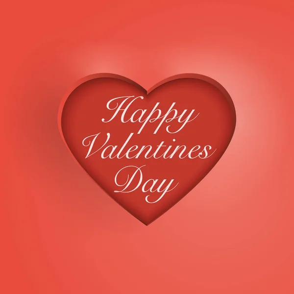Valentine dag kaart ontwerp — Stockvector