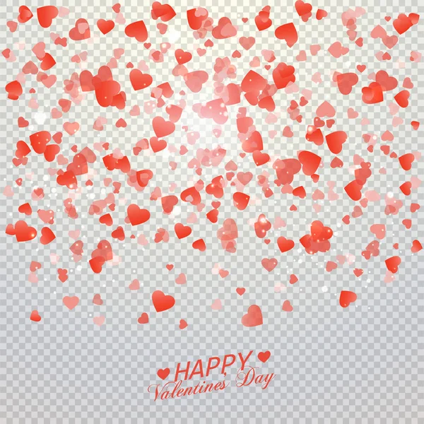 Water-color valentine day card design — Stock Vector