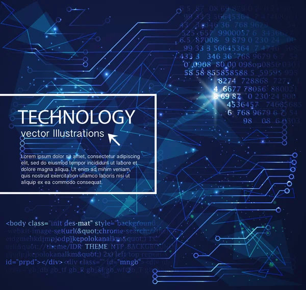 Tecnologia inovadora do futuro —  Vetores de Stock