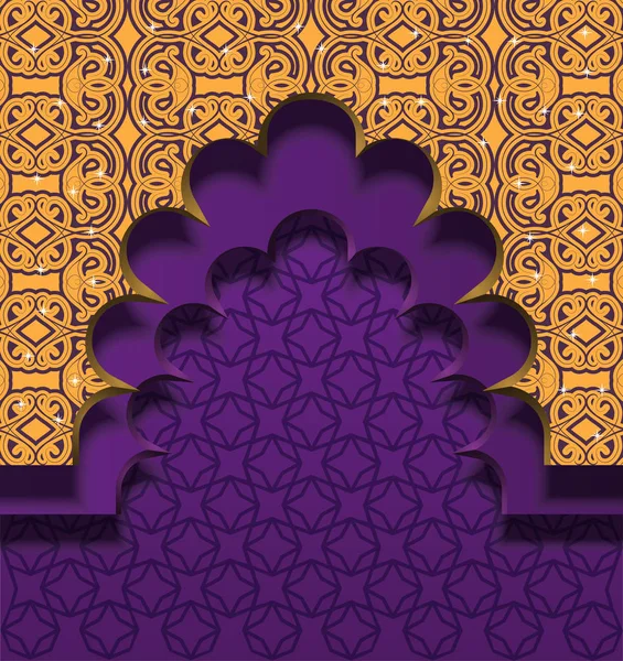 Beau motif arabe — Image vectorielle